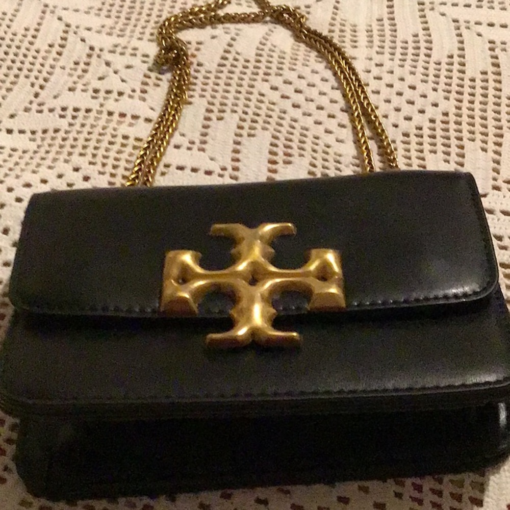 Black and Gold Crossbody Bag
